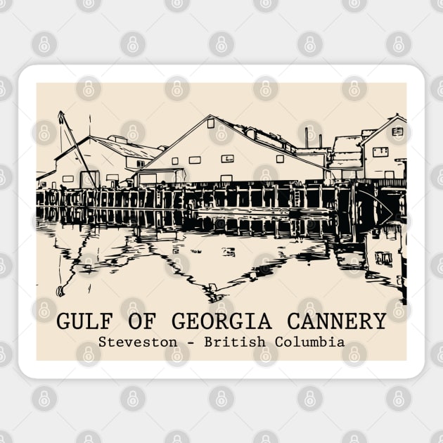 Gulf of Georgia Cannery - Steveston BC Magnet by Lakeric